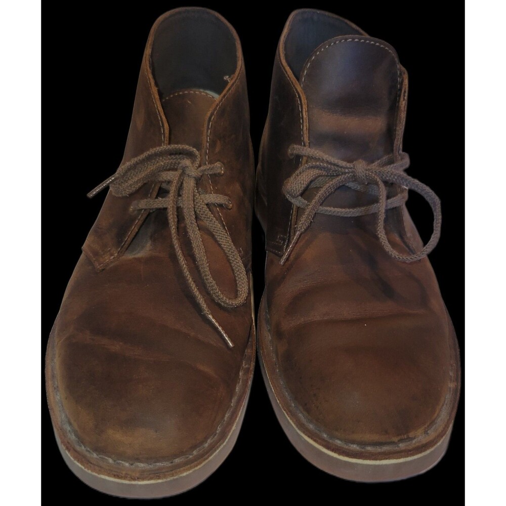 Clarks Bushacre 2 Chukka Boots Men’s 10M Brown Beeswax Leather 26082286